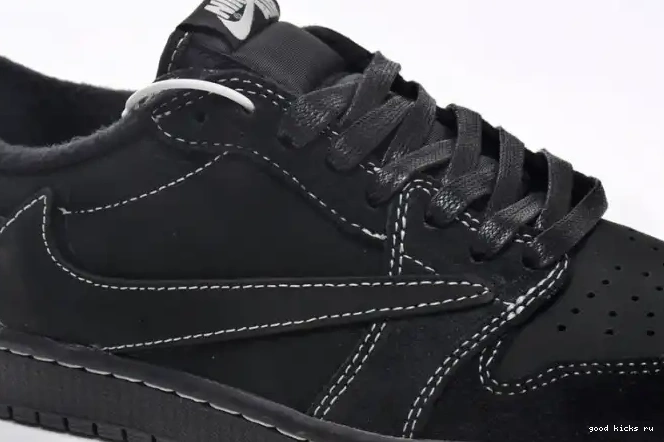 Jordan Low 1 Travis OG DM7866-001 Phantom Air x Scott Black 0513